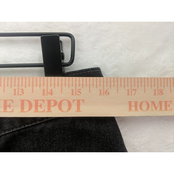 Vintage Black Levis 550 Relaxed Fit Tapered Leg Jeans Womens Sz 16 W M - Picture 7 of 11